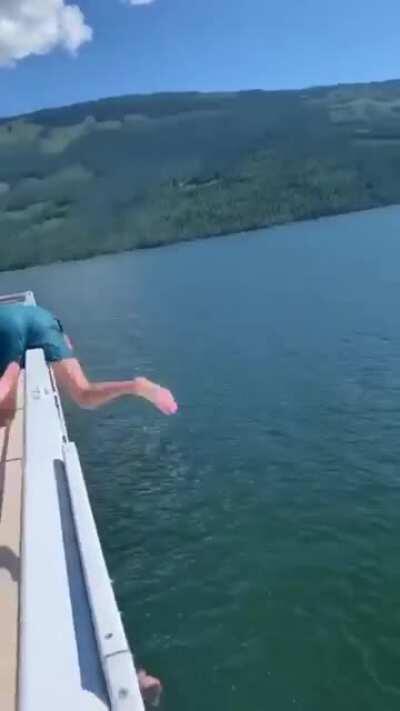 HMFT after I try to jump into a lake