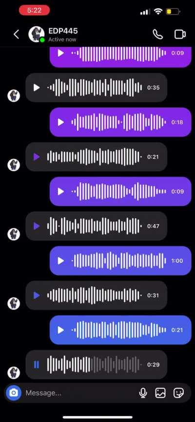 EDP confirming he was talking to a 15 year old and even considering meeting here.