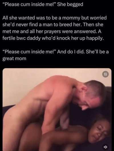 She begged me to breed her