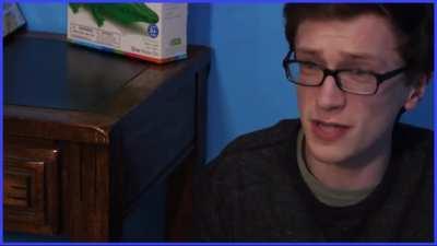 This is probably be the most serious Scott will ever be in any videos.