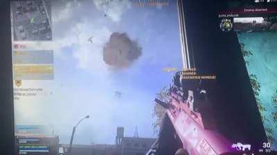 These guys chased me across the airfield, so I left them a gift.