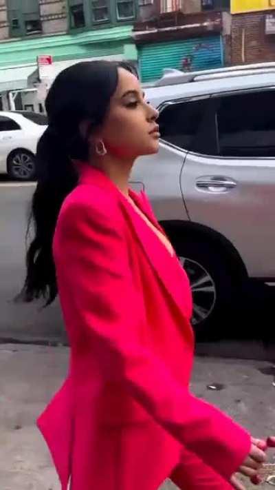 Becky out in New York for New York Fashion Week