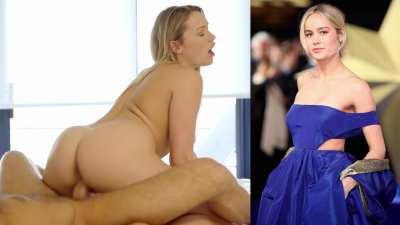 You wouldn’t be able to handle Brie Larson perfect ass. It’s best to let real men fuck her and just shoot your load into a tissue.