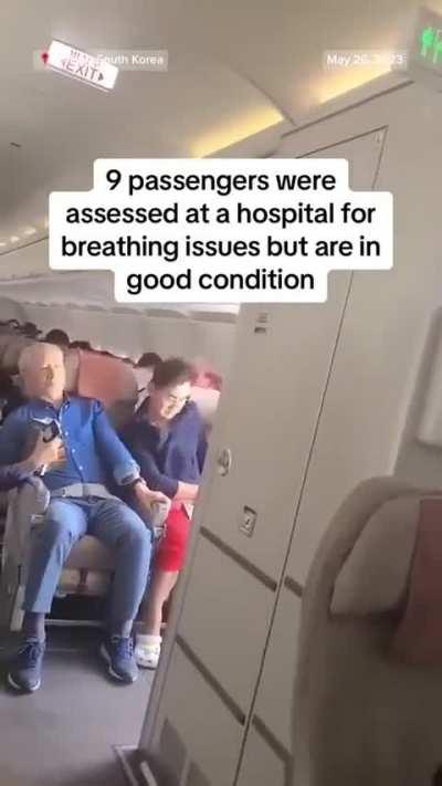 A passenger opened the emergency door mid flight