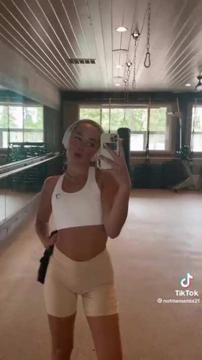 She’s asking for someone to pound her ass