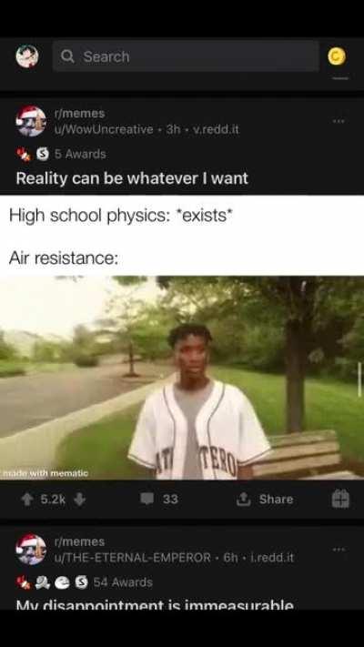 What’s up with physics memes today?