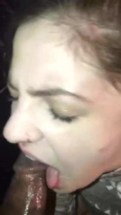 She's really into it