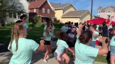 It's the weekend, fellas! Let's celebrate!