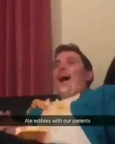 eating edibles with your parents