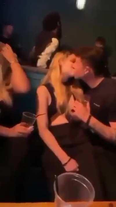 Well, at least he won't have to stop on the way home to get fast food. Now that he's nice and full