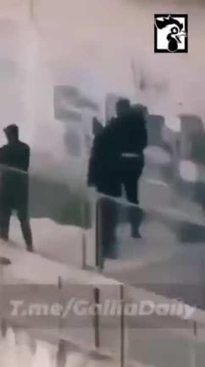 Gunfight in Montpellier, France.