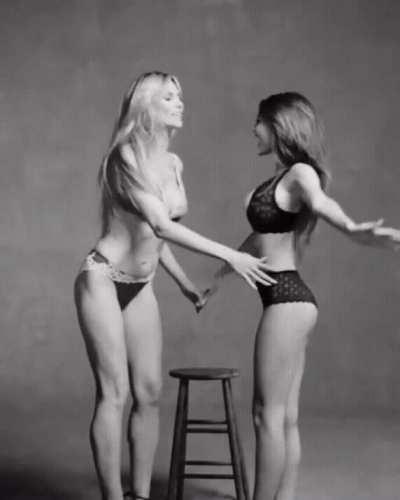 Wish I could be a part of Heidi and Leni Klum's family