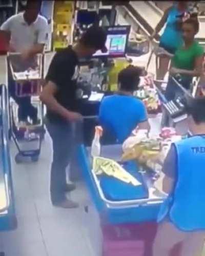WCGW Robbing A Supermarket