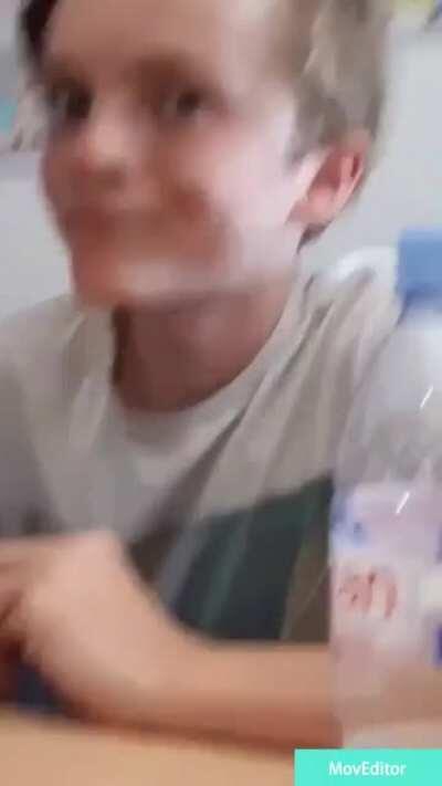 When you tell a lie and everyone believes you