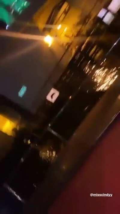 How she open her legs