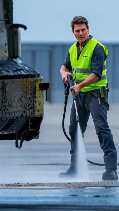 Celebrities working normal jobs like us, imagined with AI by @marcvsstudio. Cool tech, but also makes you think about how easily things can be fabricated now. Tools used: Reve, Kling 2.0, Topaz Video.