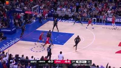 [Highlight] Harden leaves Dinwiddie on an island and hits the vintage step-back 3