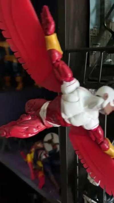 My fire-escape display.