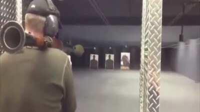 RPG at the gun range.