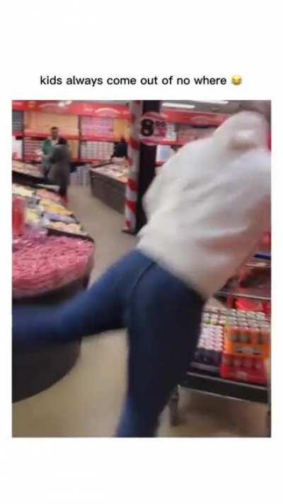 no running allowed in the store