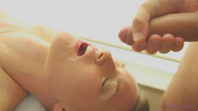 Facefucking her until he cums