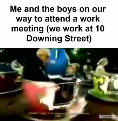 I love official work meetings where booze is involved