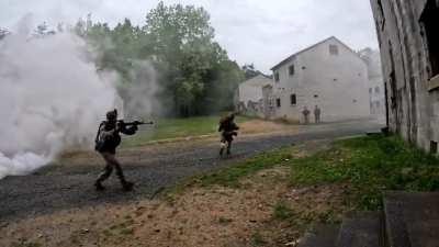 Now this is advanced Infantry Tactics