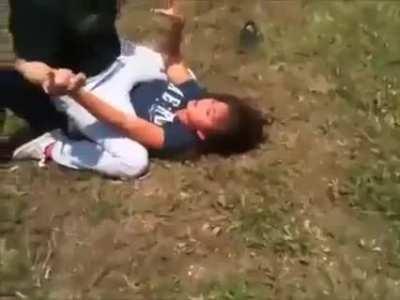 Eat the grass bitch! Eat it!