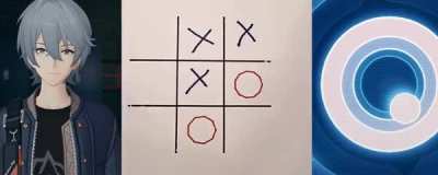 wise plays a game of tic tac toe with fairy