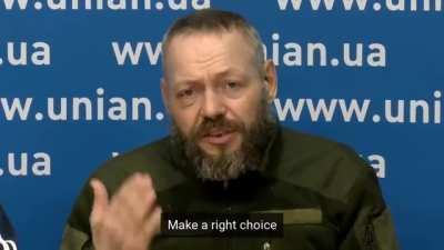 Captured Russian policeman with incredible story