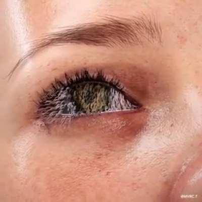 Tickles the back of my eyes