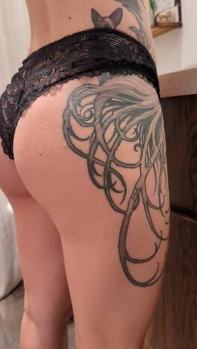 I was brushing my hair when all of a sudden...