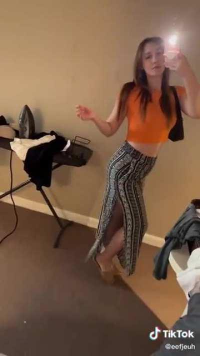 Her TikTok being getting some quality content recently!