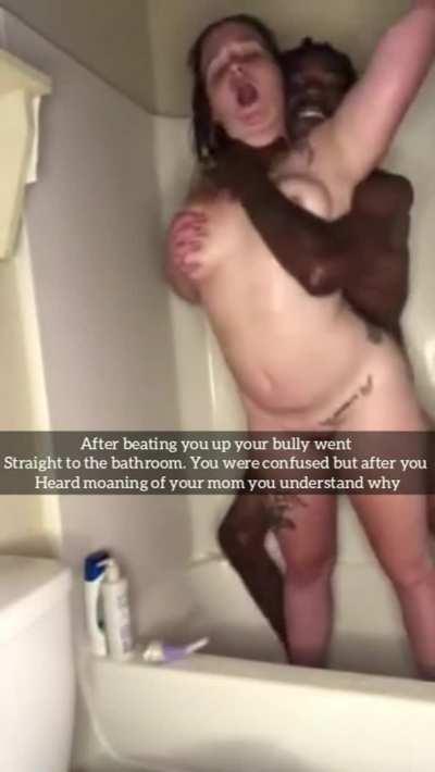 Bully fucks my mom in the bathroom