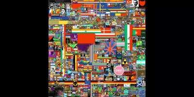 36 hours of r/Place in 36 seconds (more in comments)
