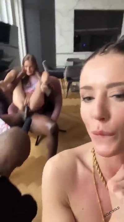 The girl holding the camera is already a convert :)