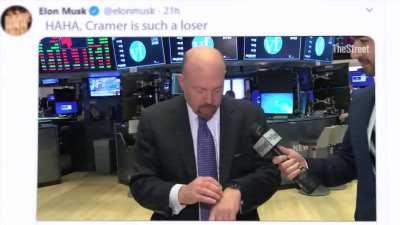 Tatted Up Musk Vs. Simulation Cramer - Revenge of The Tweet