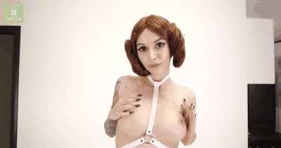 Princess Leia from Star Wars by Purple Bitch