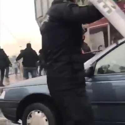 This video from Iran protest looks like its from a movie