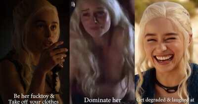 How would you serve the Mad Queen Daenerys (Emilia Clarke)?