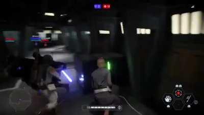 I was playing HvV and...