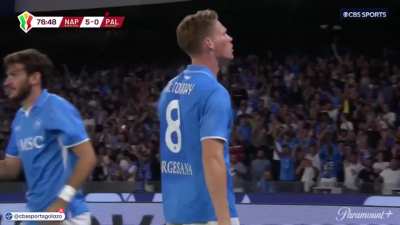 Napoli [5] - 0 Palermo - S McTominay 77'