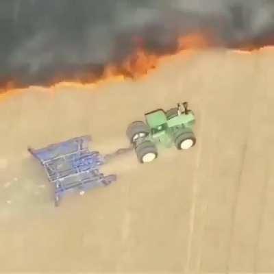 Saving the harvest...