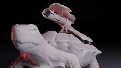 Tortoise WIP (Things are more fun with a minigun)