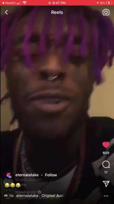 Uzi singing CD My Wrist on live with unheard lyrics 💿