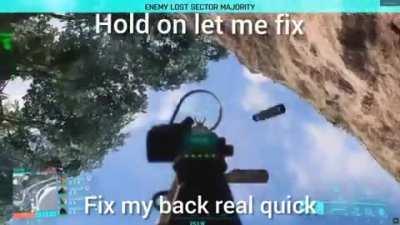 Nothing like a good back crack