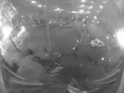 CCTV Captured The Devastating Christmas Day Bombing In Downtown Nashville And An Announcement To Evacuate