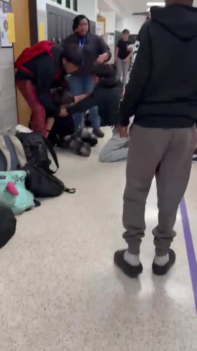 Kid in plaid (6th) vs seven grader who lost teeth