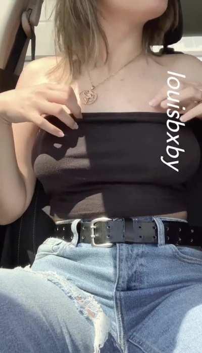 would you let me flash you in the parking lot ?