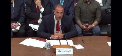 David Grusch Says Under Oath that the USG is Operating a Crash Retrieval and Reverse Engineering Program